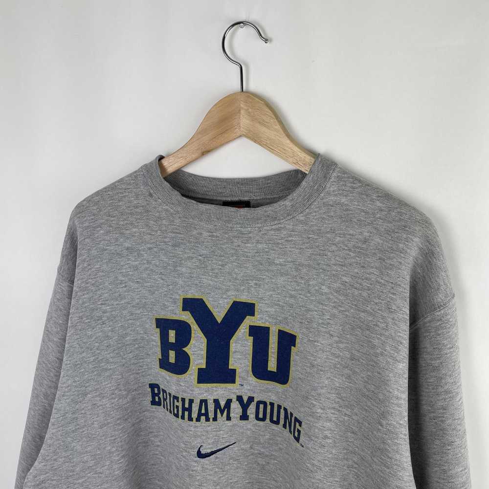 Nike Super Sick Y2K BYU Boxy Fit Team Nike Crewne… - image 1