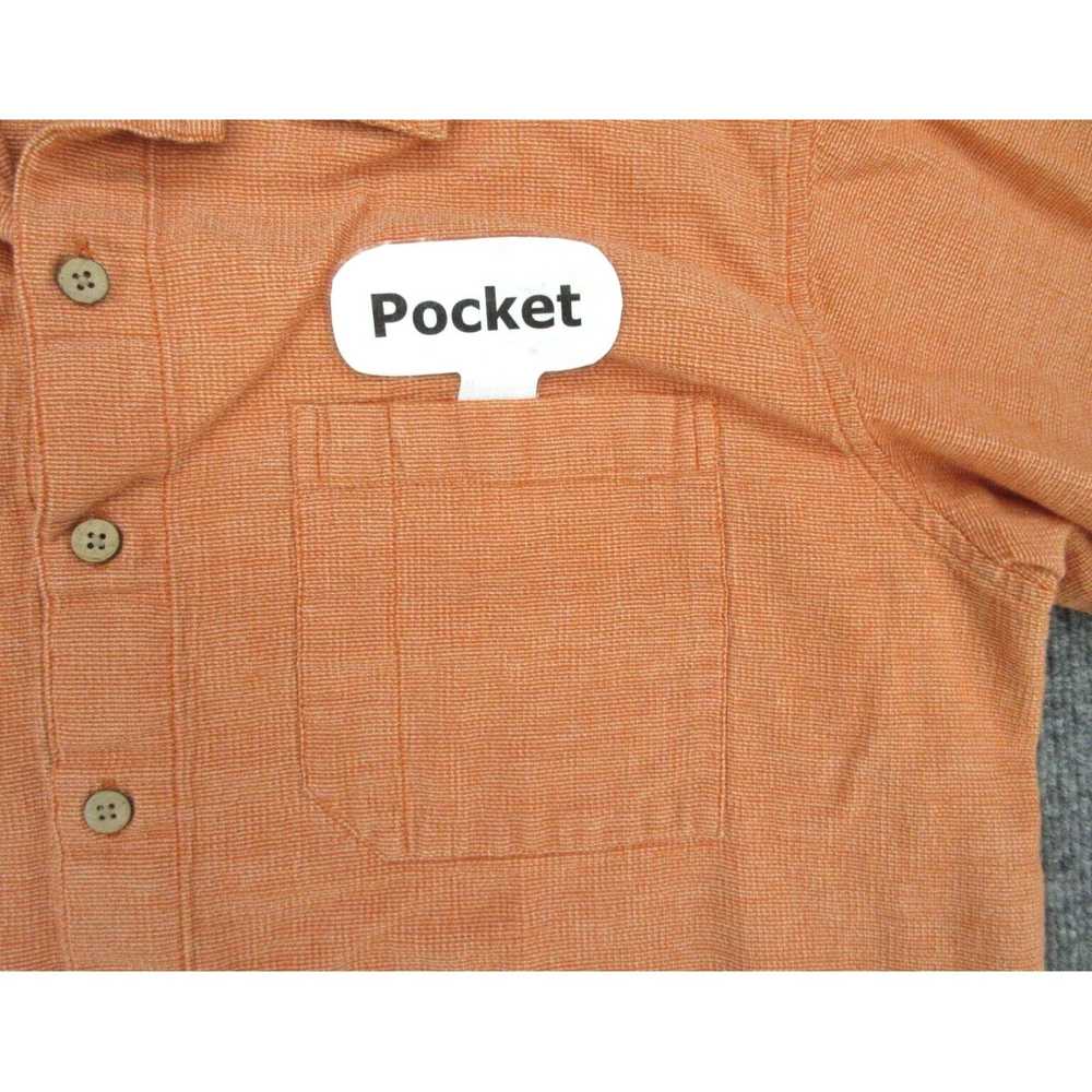 Royal Robbins Men's Large Orange Short Sleeve But… - image 5