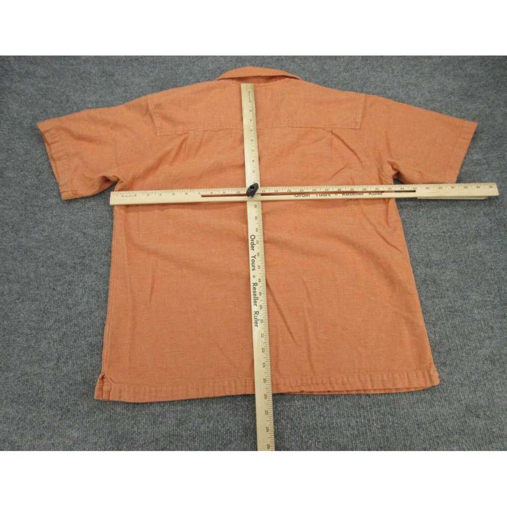 Royal Robbins Men's Large Orange Short Sleeve But… - image 7