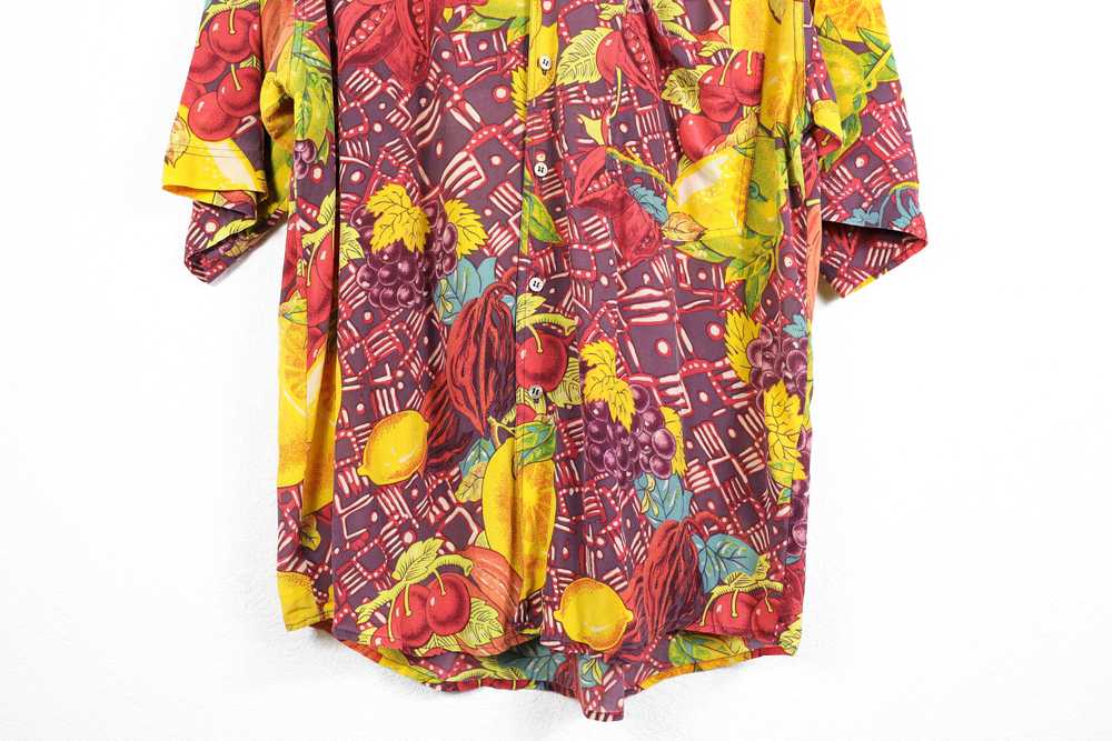 Hawaiian Shirt × Sik Silk × Vintage Vintage Fenn … - image 3