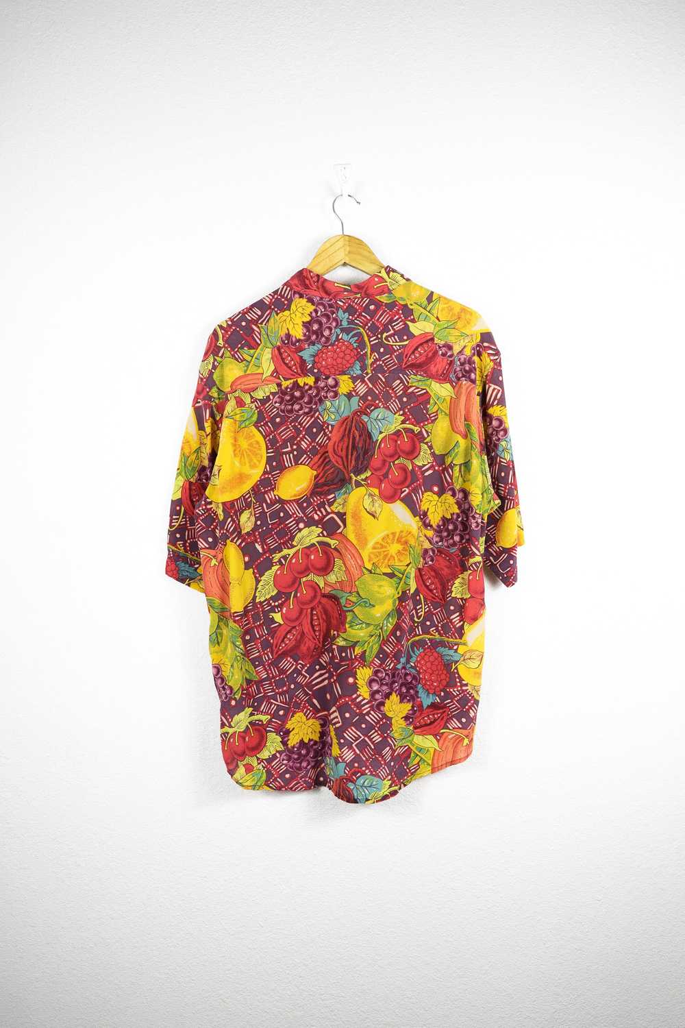 Hawaiian Shirt × Sik Silk × Vintage Vintage Fenn … - image 7