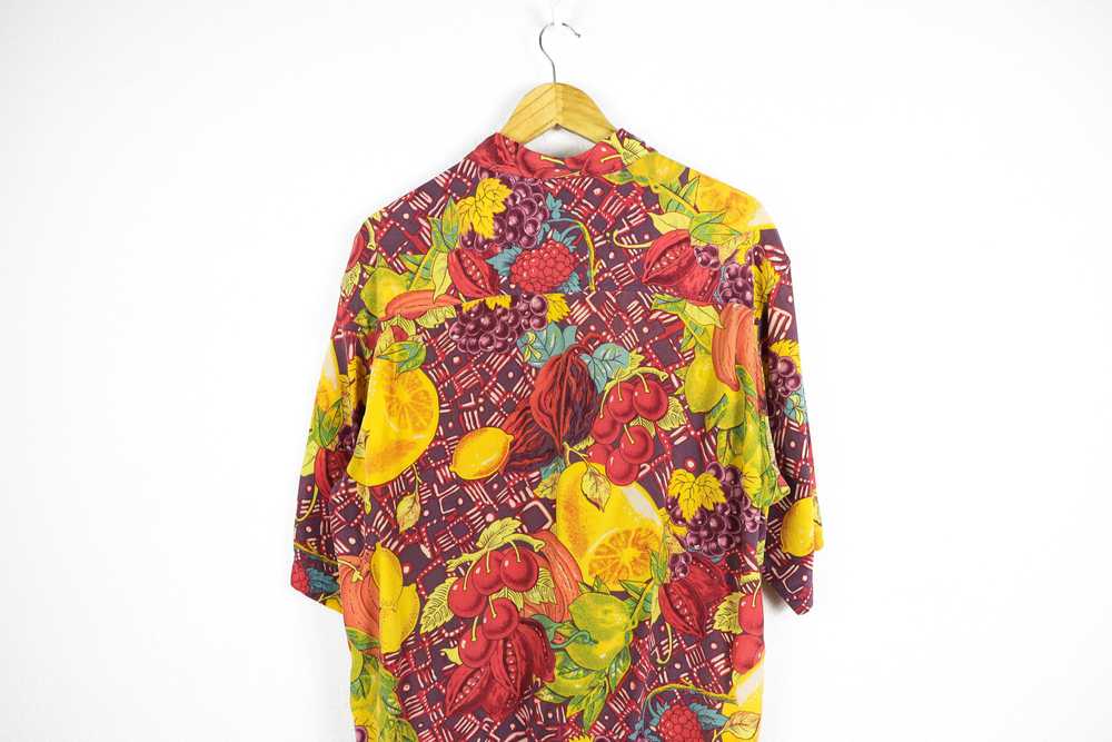 Hawaiian Shirt × Sik Silk × Vintage Vintage Fenn … - image 8