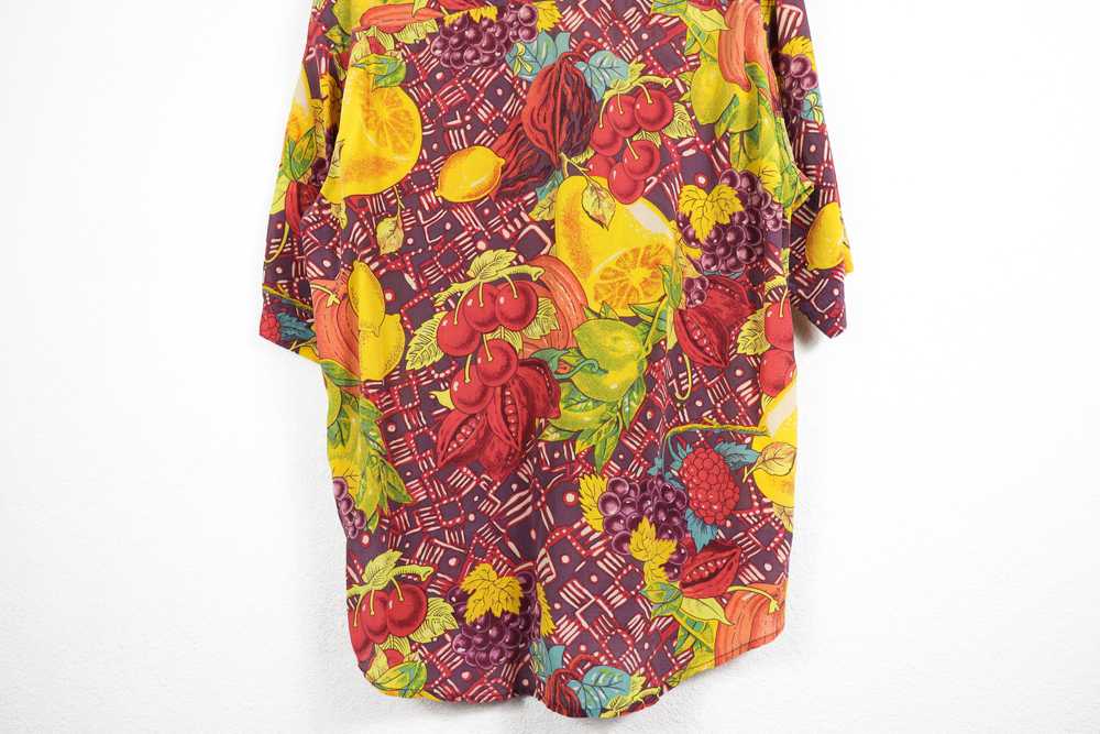 Hawaiian Shirt × Sik Silk × Vintage Vintage Fenn … - image 9