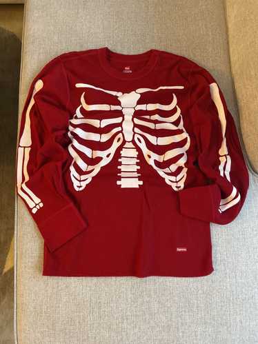 Supreme Hanes Red thermal discount Skeleton