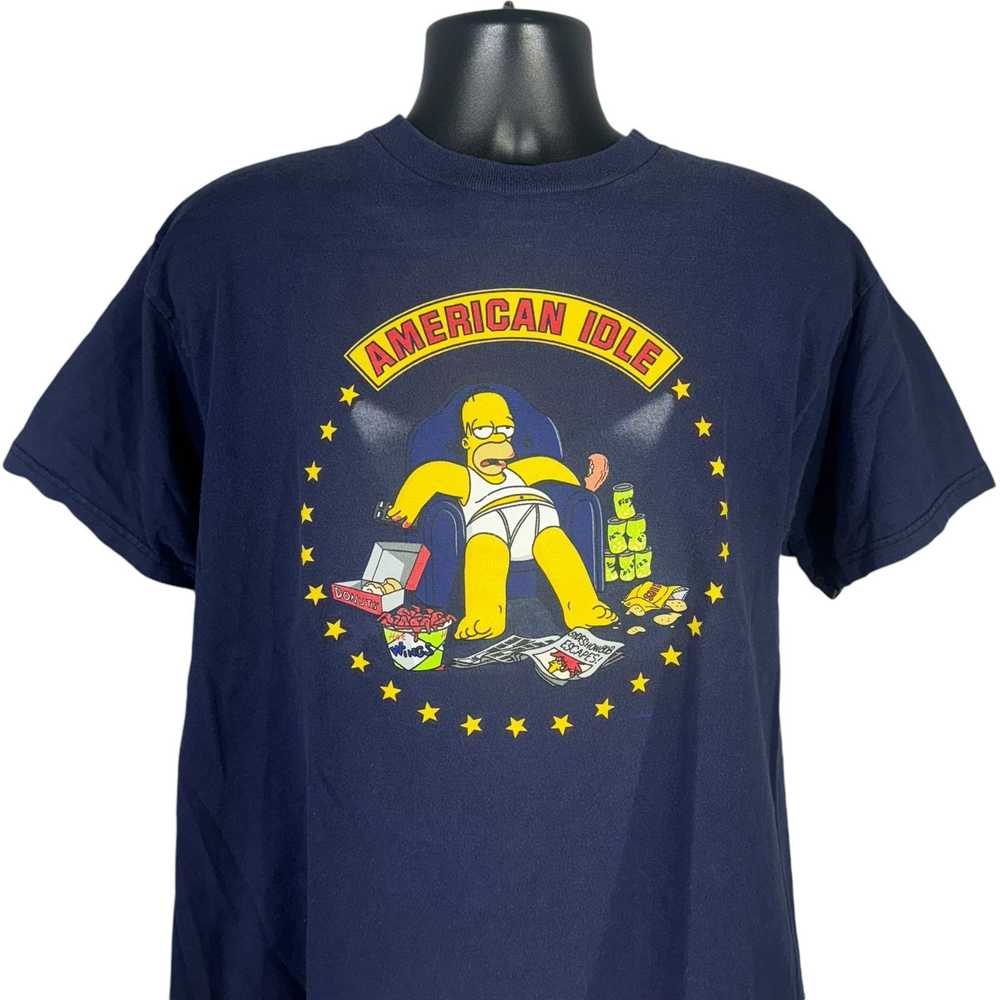 Delta Vintage "American Idle" Simpsons Tee - image 2