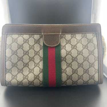 Gucci Sherry Line Clutch with a tote/shopping bag… - image 1