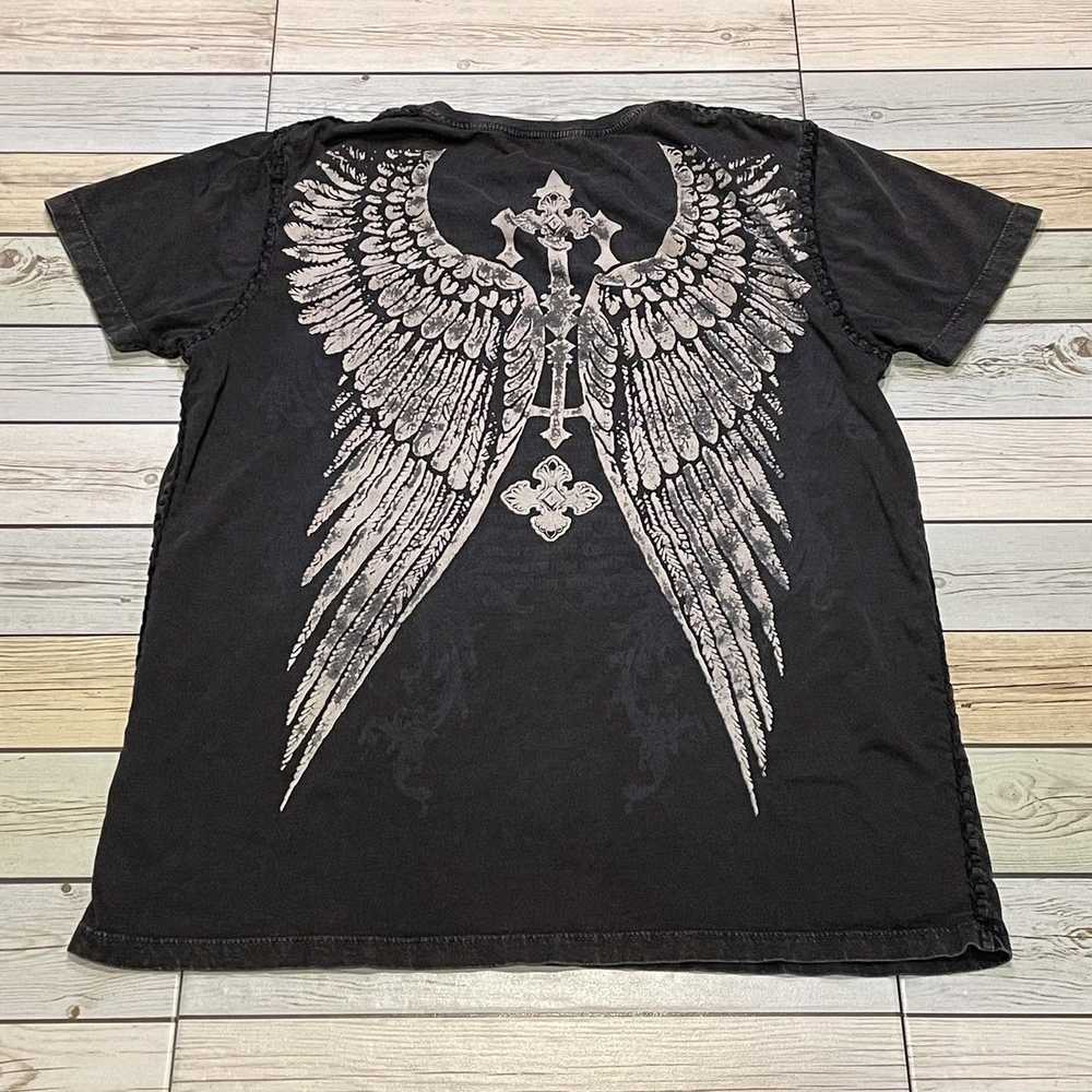 Affliction × Ed Hardy × Tapout Rare Wings Cross T… - image 3