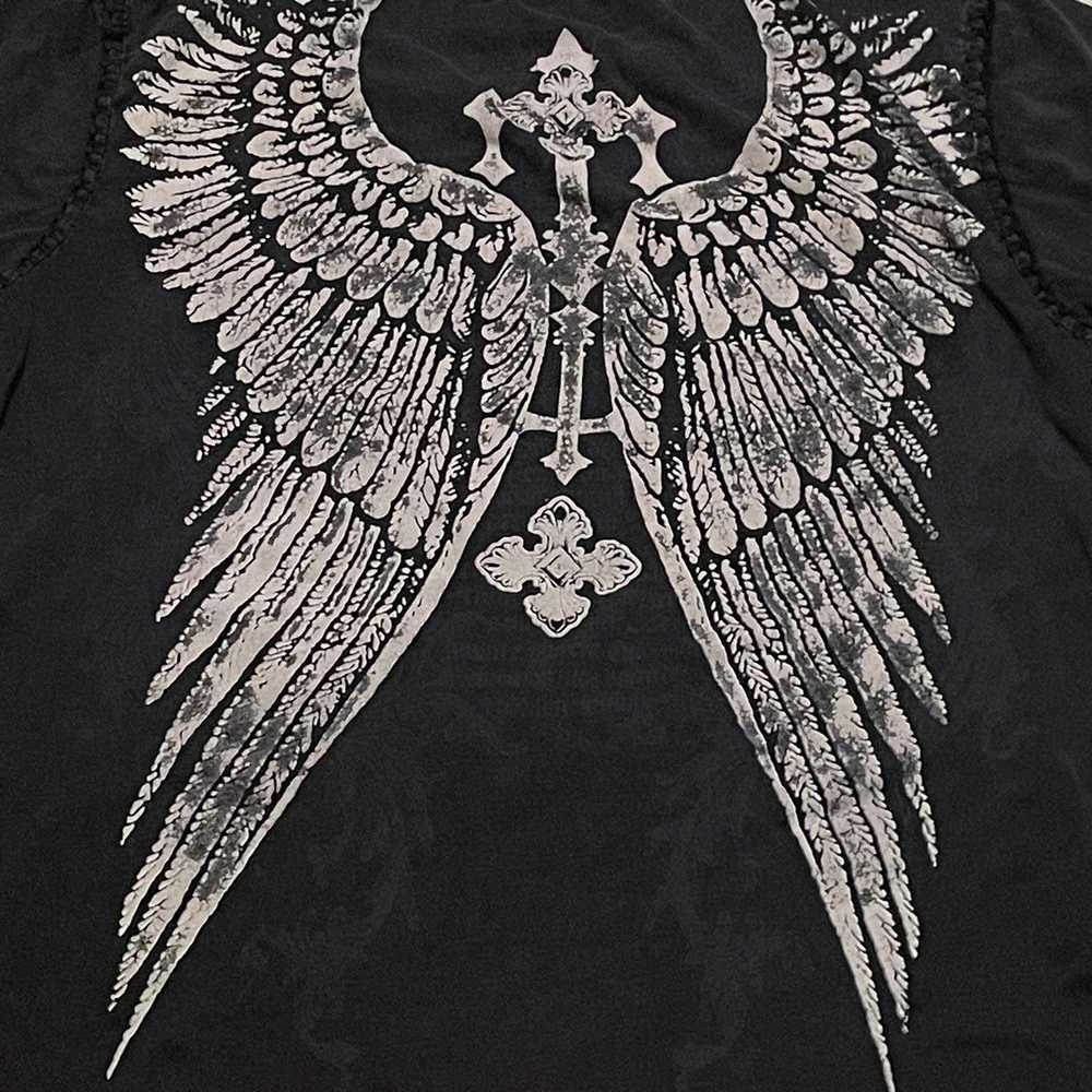 Affliction × Ed Hardy × Tapout Rare Wings Cross T… - image 4