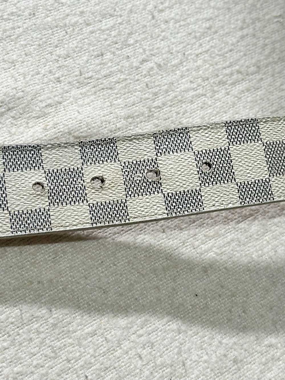 Louis Vuitton Louis Vuitton Belt Azur Damier Init… - image 11