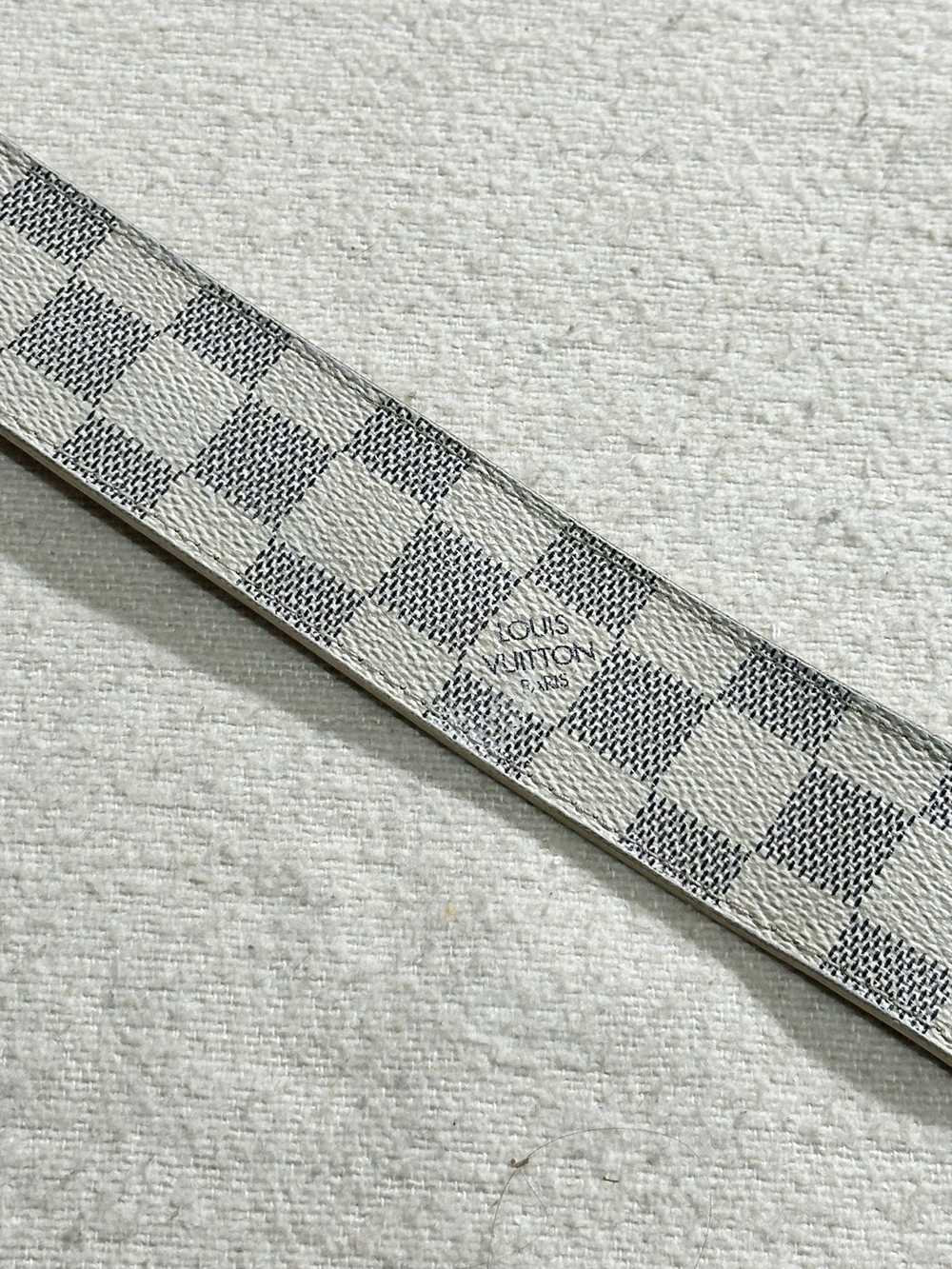 Louis Vuitton Louis Vuitton Belt Azur Damier Init… - image 6