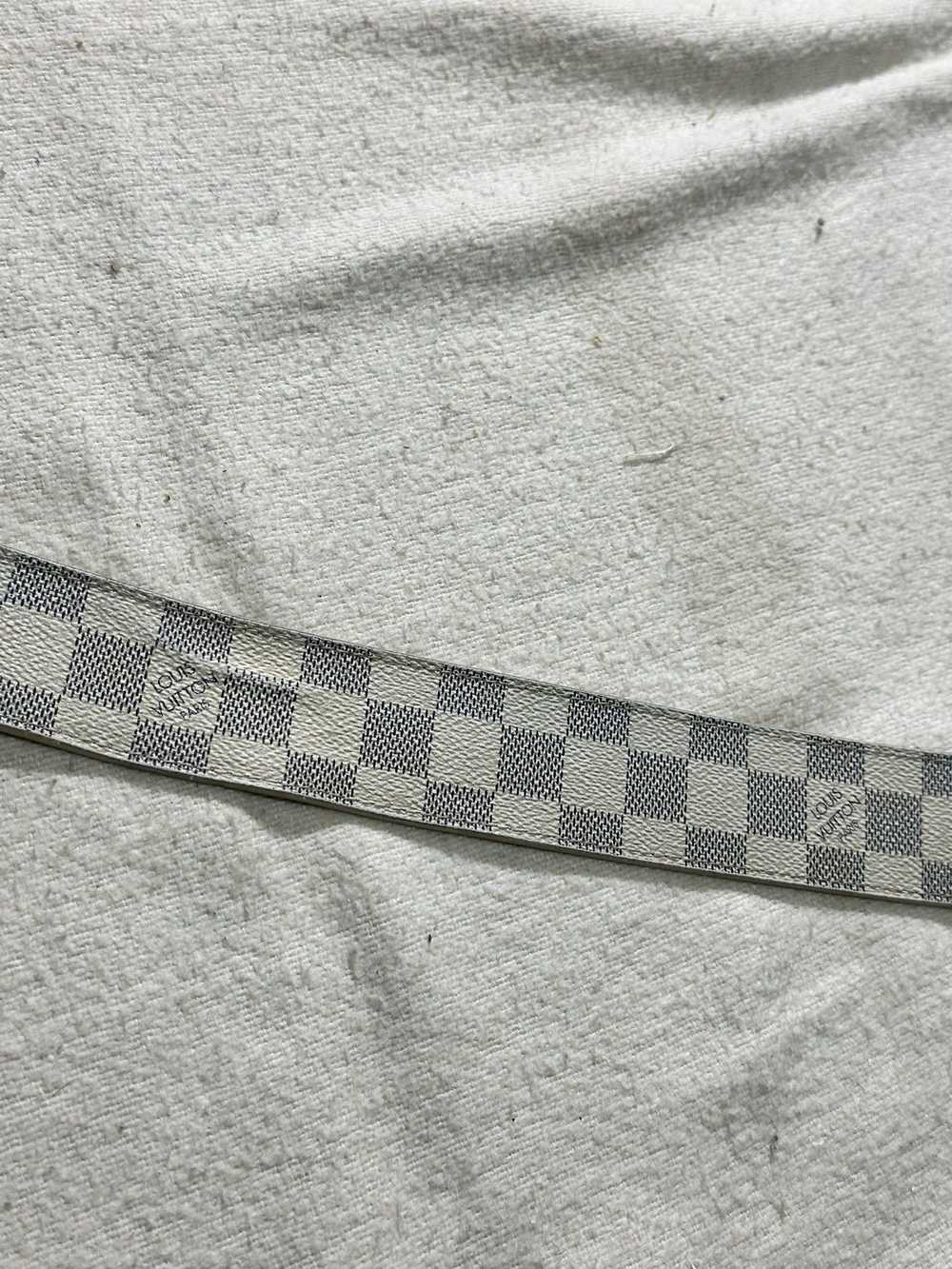 Louis Vuitton Louis Vuitton Belt Azur Damier Init… - image 7