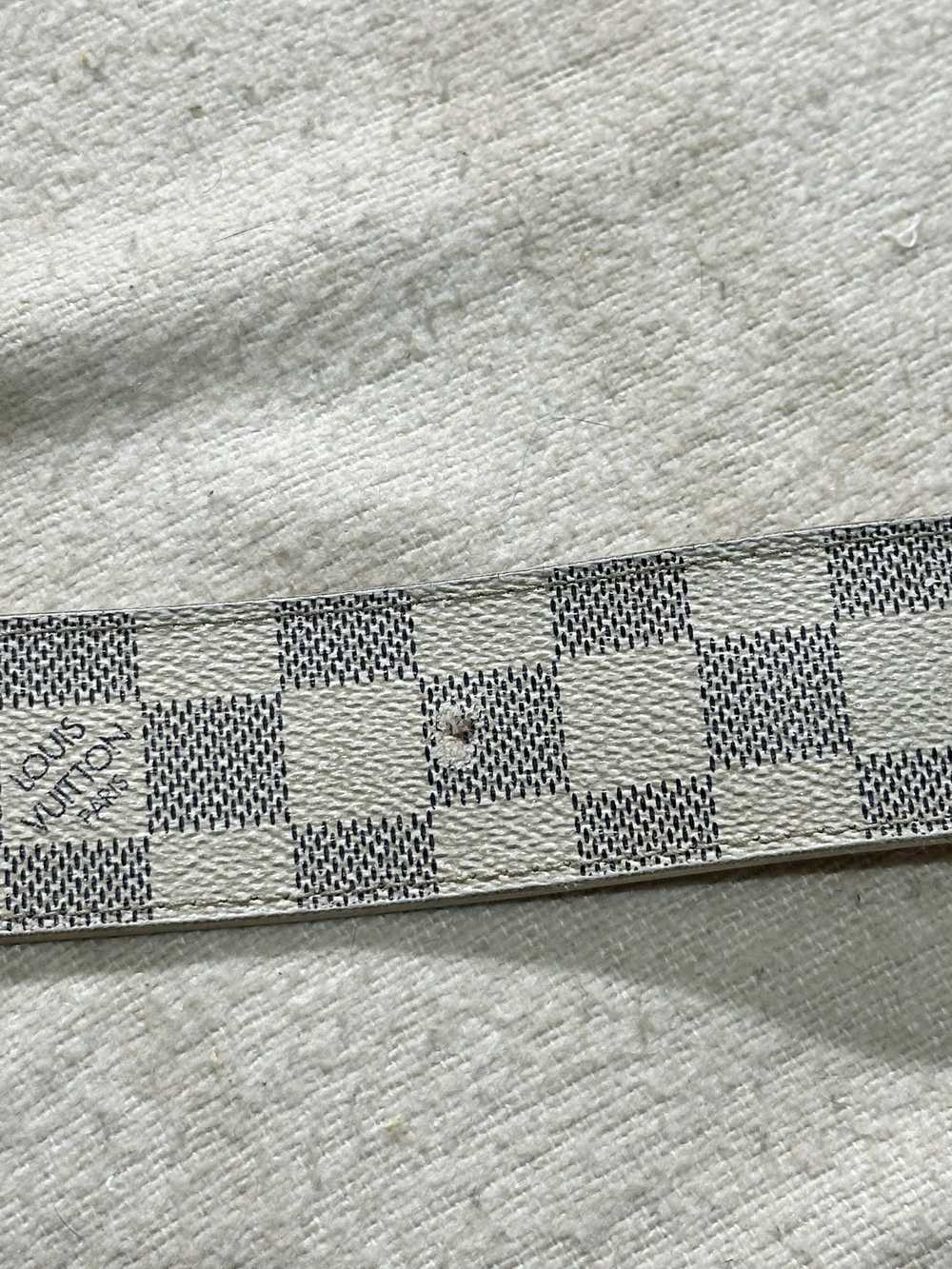 Louis Vuitton Louis Vuitton Belt Azur Damier Init… - image 9