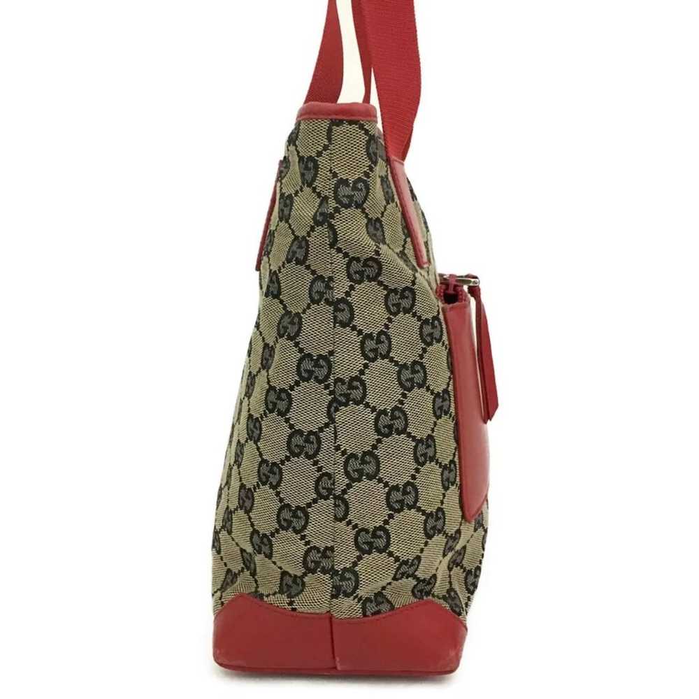 Gucci GG Canvas & Leather Tote - image 2