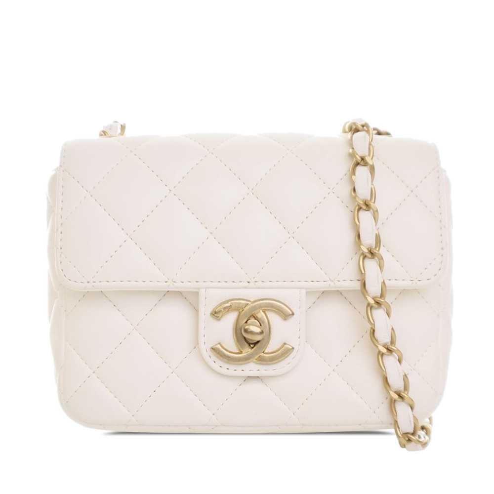 Chanel Chanel Mini Square Classic Lambskin Casino… - image 1