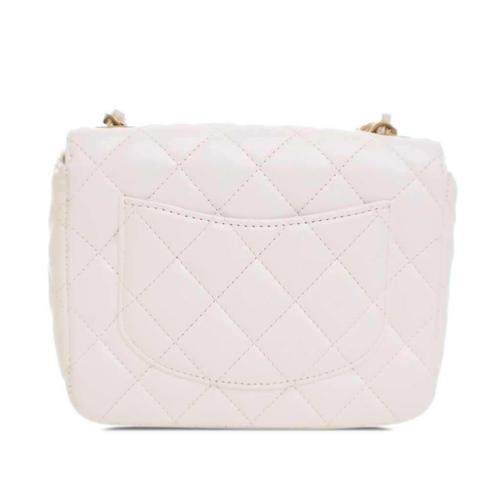 Chanel Chanel Mini Square Classic Lambskin Casino… - image 3