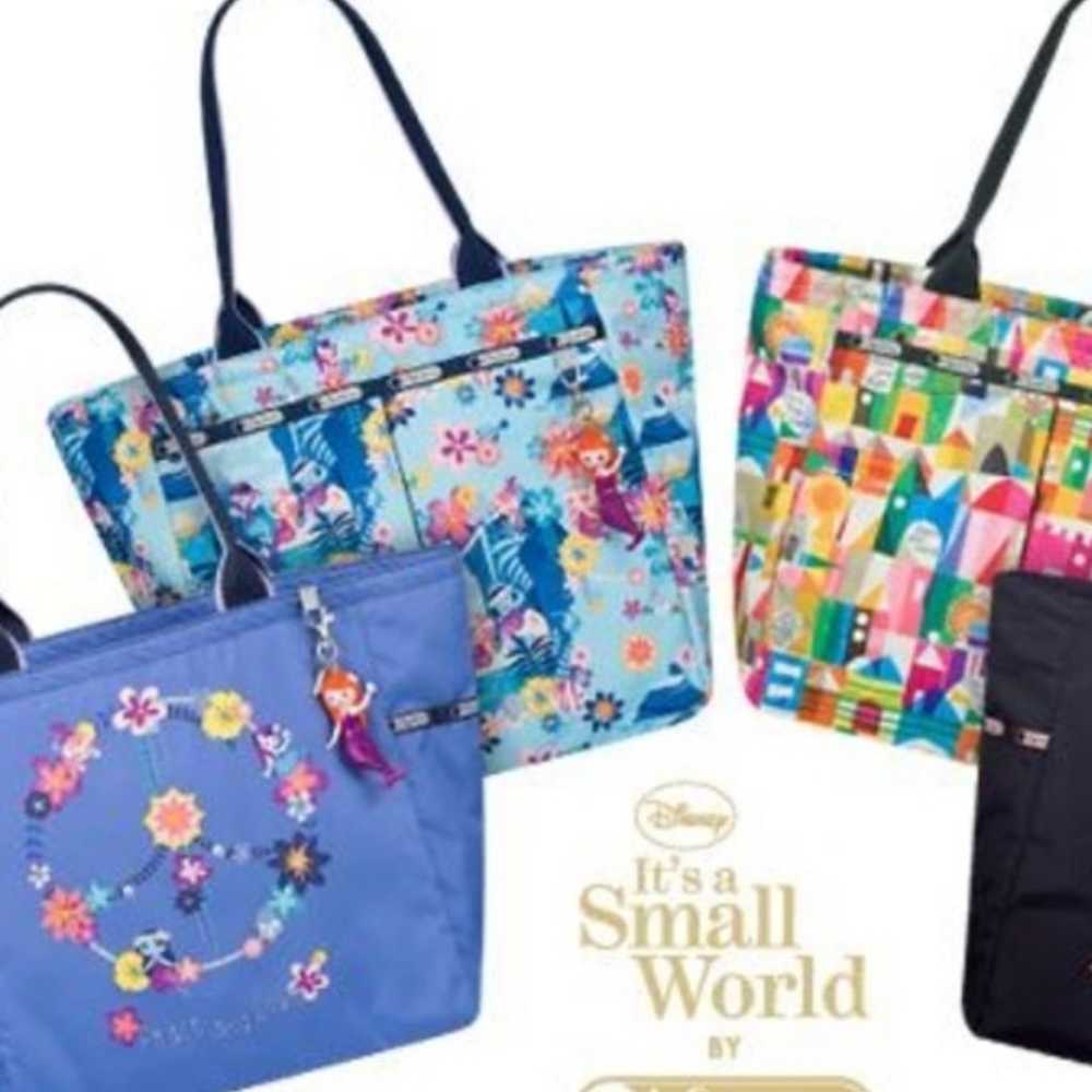 RARE LeSportSac Disney Its a Small World Tahitian… - image 7