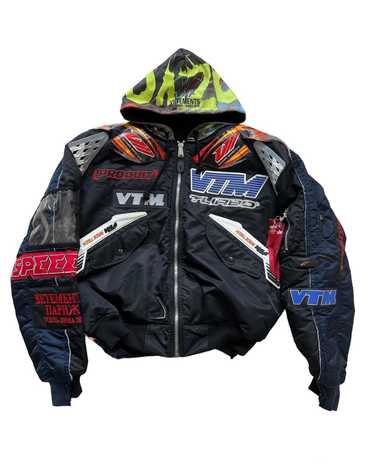 Vetements 2019 Racing Split Ma-1 Bomber jacket