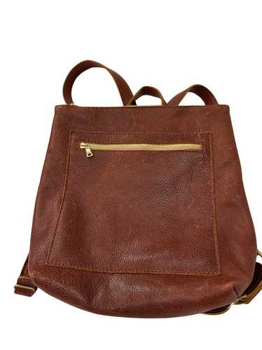 Portland Leather Tote Backpack