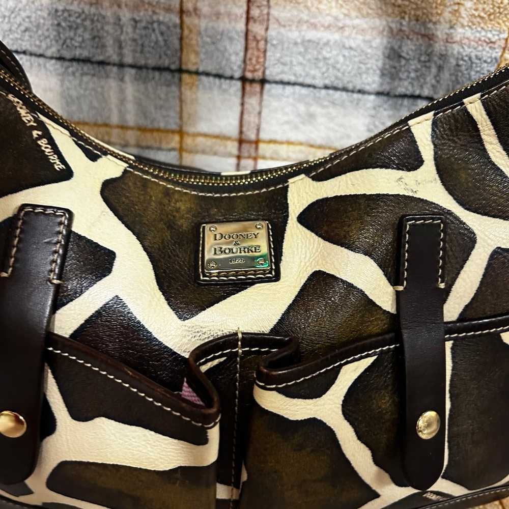 Dooney and Bourke Vintage Y2K Giraffe Animal Prin… - image 2