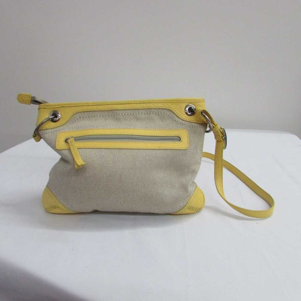 Brighton Women Yellow Tan Crossbody Bag Purse, Ca… - image 1