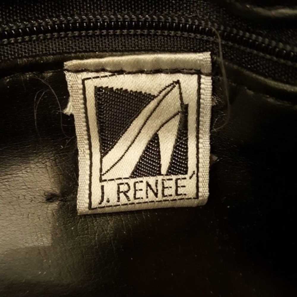 J. RENEE BLACK SNAKE VINTAGE SHOULDER BAG - image 7