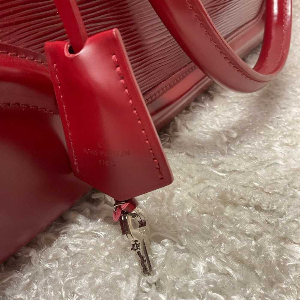 Louis Vuitton Epi Red Montaigne Bowling Bag - image 10