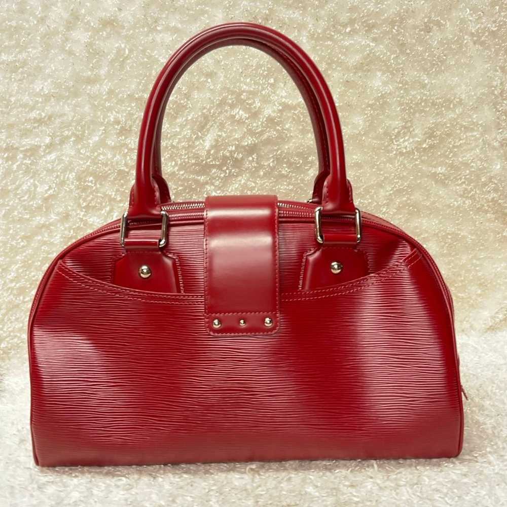 Louis Vuitton Epi Red Montaigne Bowling Bag - image 4