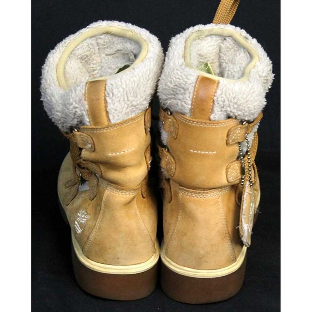 Timberland Leather Sherpa Slip on with Laces Wome… - image 4