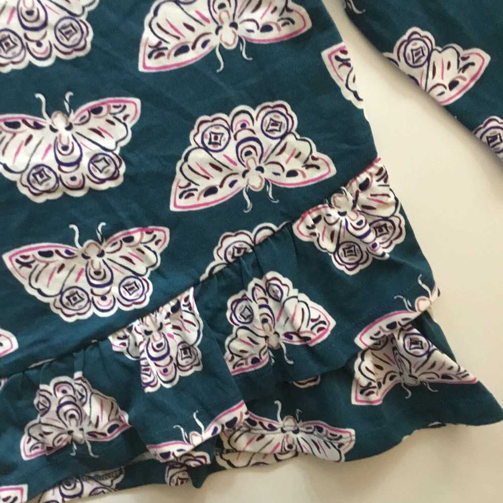 Tea Collection Teal Butterflies Dress - image 3