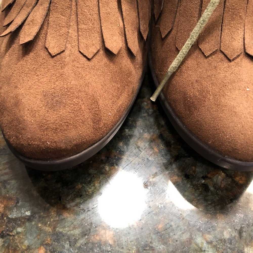 Tahari Temple booties heels Women size 10 brown s… - image 11