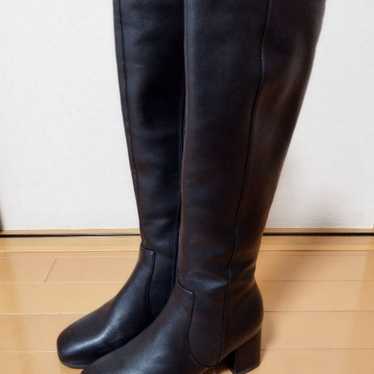 Oriental Traffic Black Long Boots Heel 6cm - image 1