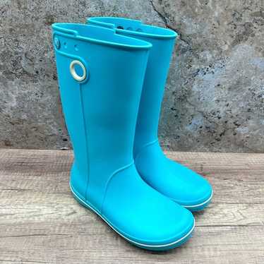 Crocs tall rain shops boots