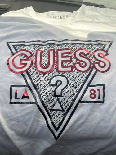 Guess Guess Los Angeles 1981 Reflective Foil Print