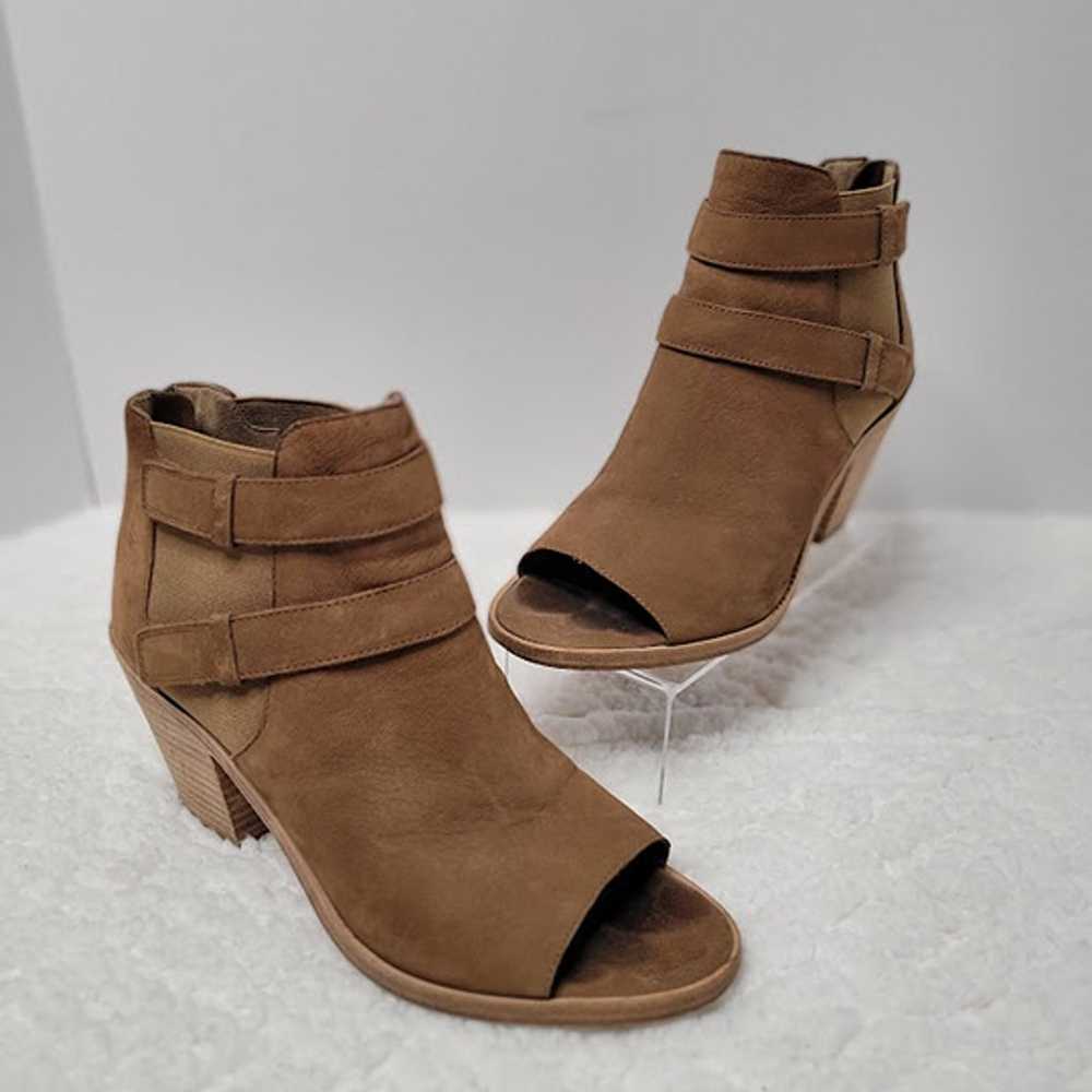 Eileen Fisher Vero Cuoio List Bootie Size 9.5 - image 1