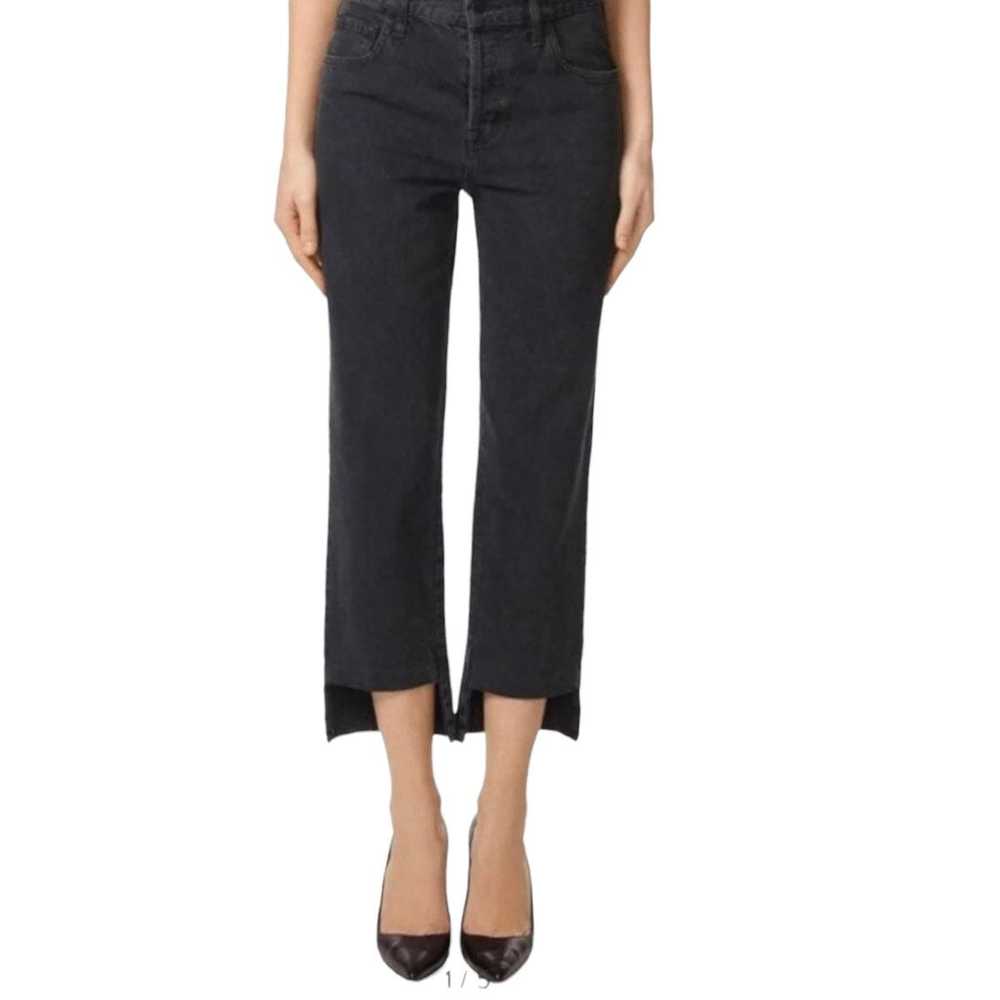 J Brand J Brand Wynne Overthrow High-Rise Crop St… - image 1