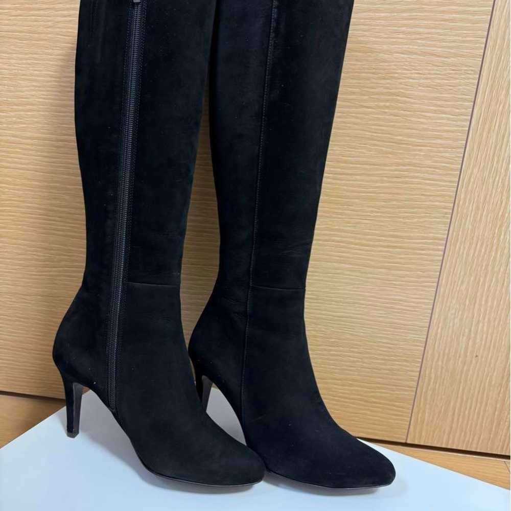 MEDA Black Long Boots Suede 24 cm - image 1