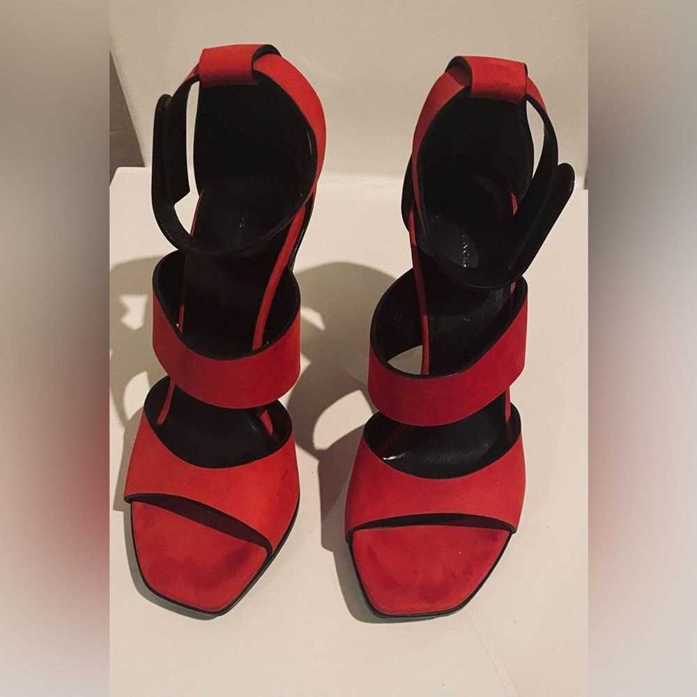 Balenciaga Balenciaga Heels - Size 7 - Red Suede … - image 2