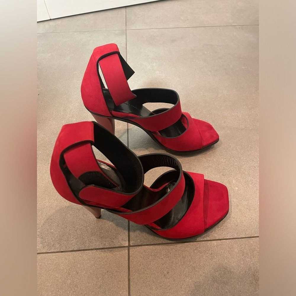 Balenciaga Balenciaga Heels - Size 7 - Red Suede … - image 3