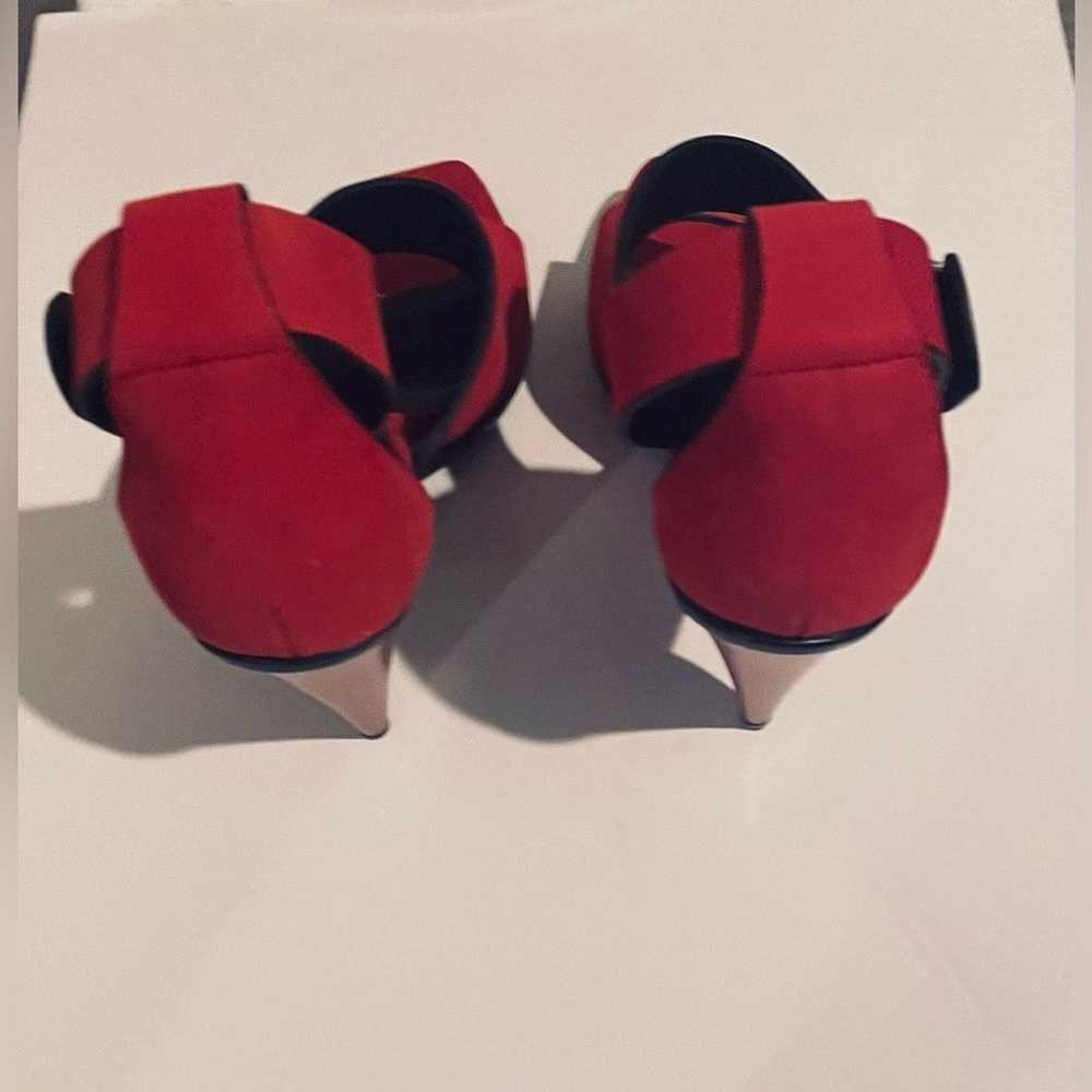 Balenciaga Balenciaga Heels - Size 7 - Red Suede … - image 4