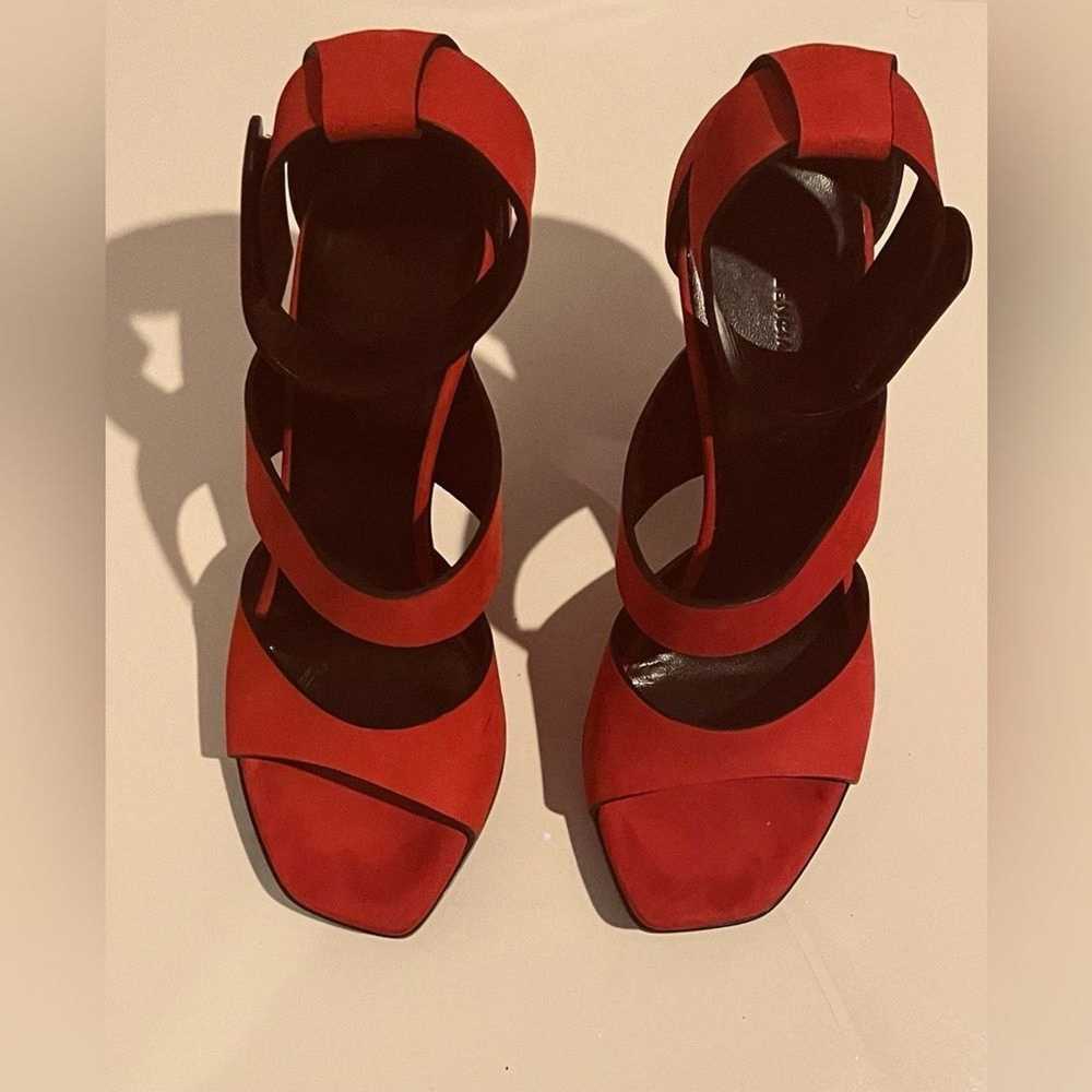 Balenciaga Balenciaga Heels - Size 7 - Red Suede … - image 5