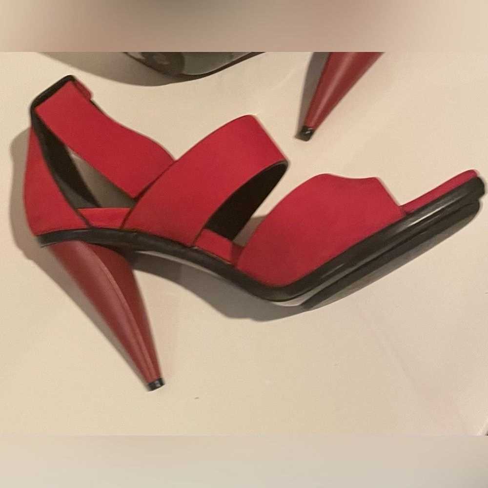 Balenciaga Balenciaga Heels - Size 7 - Red Suede … - image 6