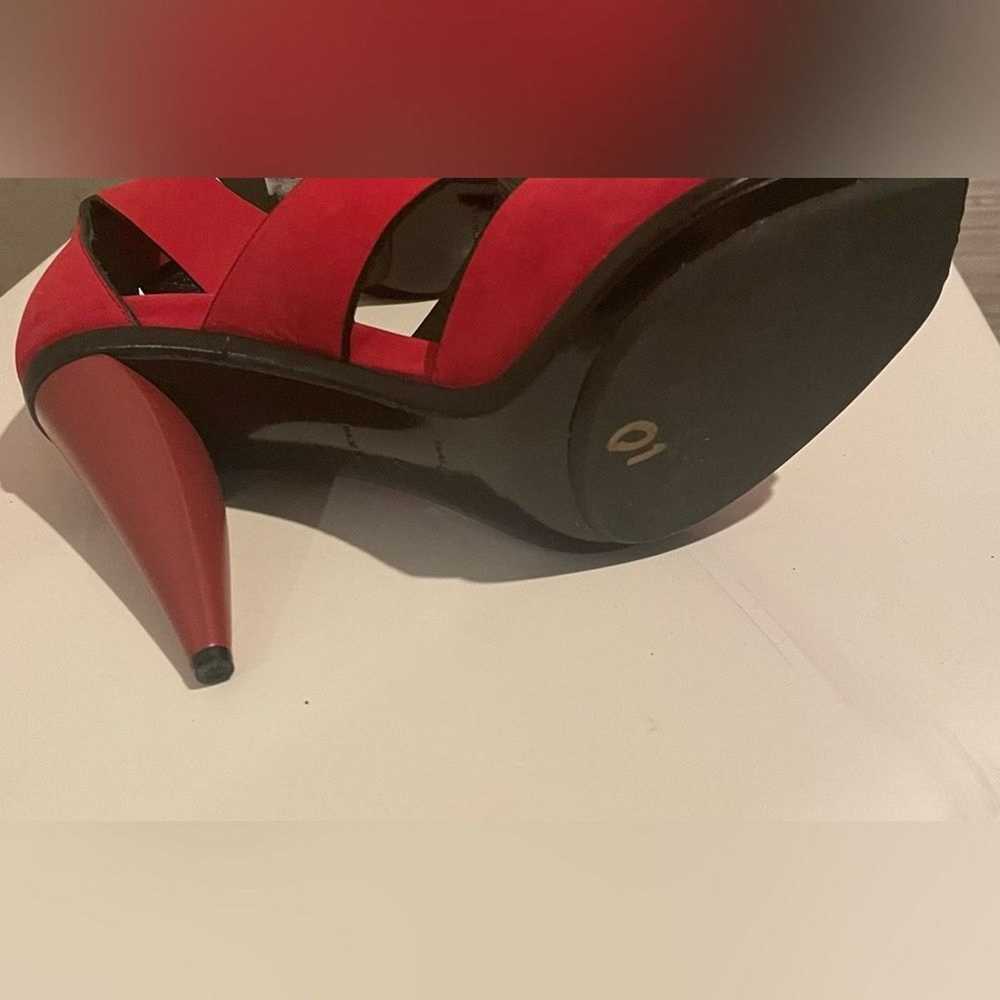 Balenciaga Balenciaga Heels - Size 7 - Red Suede … - image 7