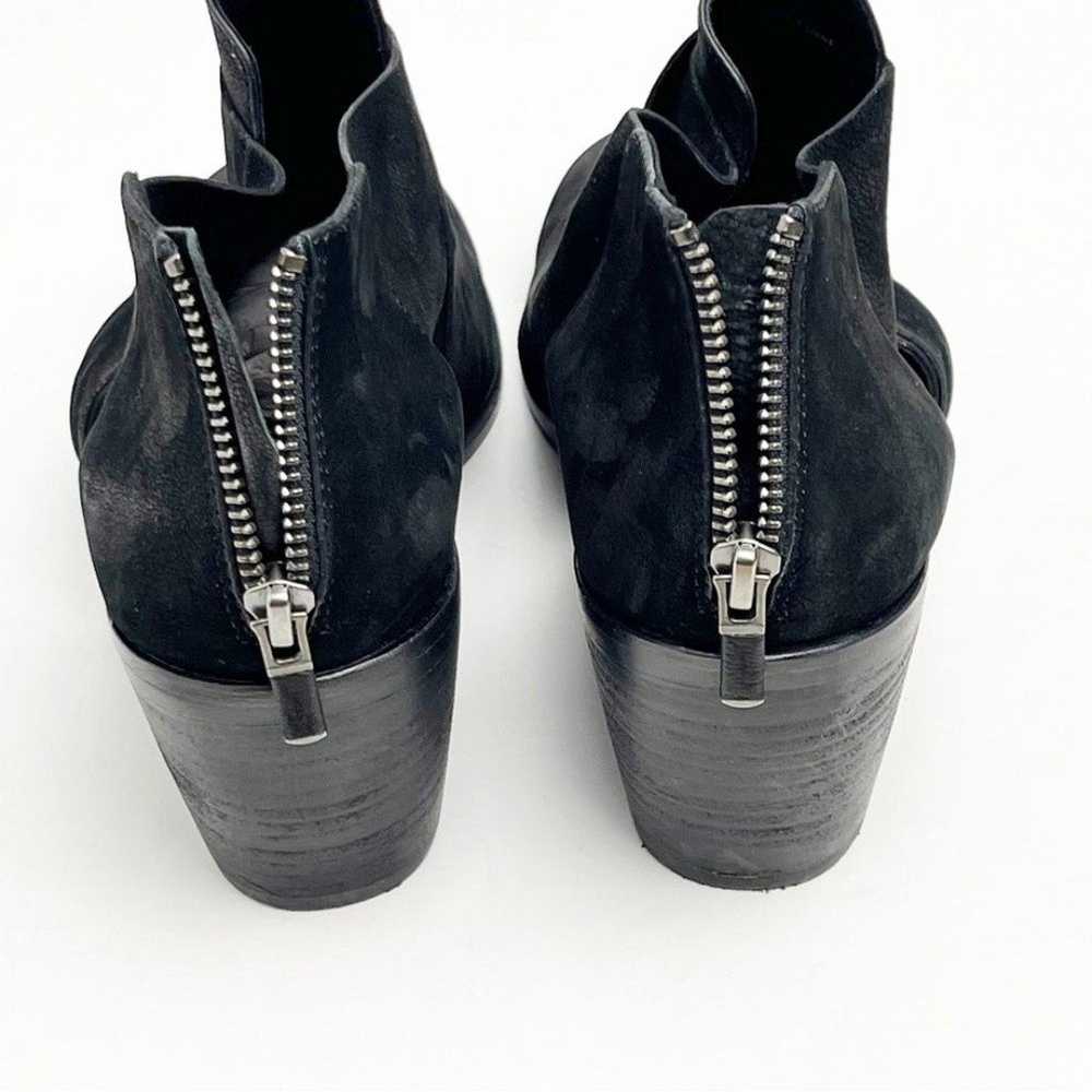 EILEEN FISHER Walt Black Leather Side Cutout Cros… - image 3