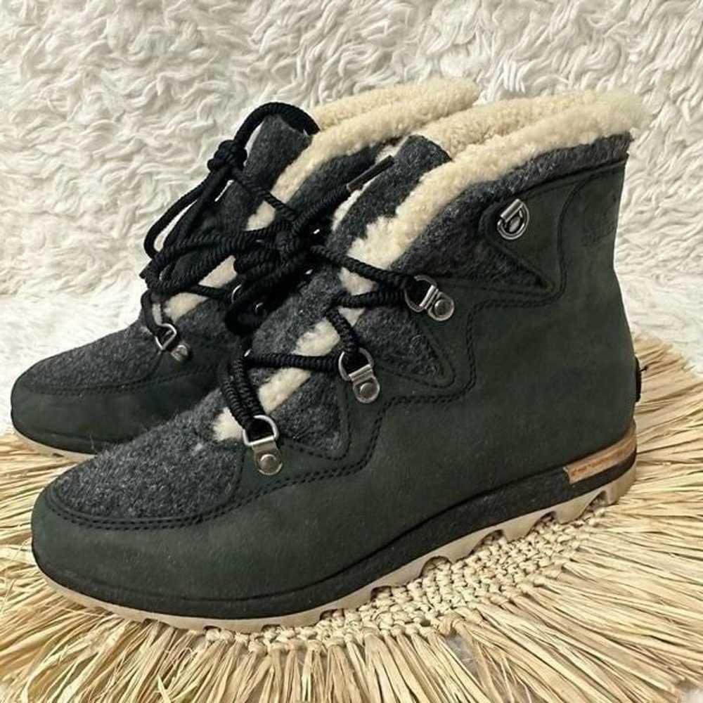 Sorel Sneakchic Alpine Fleece Lined Boots in  Bla… - image 4