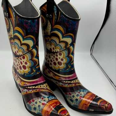 NWOT Nomad Yippy Western Rain Boots