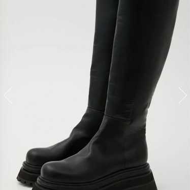 SLY CHUNK SOLE KNEE Thick-soled Boots Black Size S