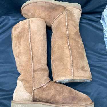 Vintage Tan UGG Women's Classic Tall II Boots Siz… - image 1