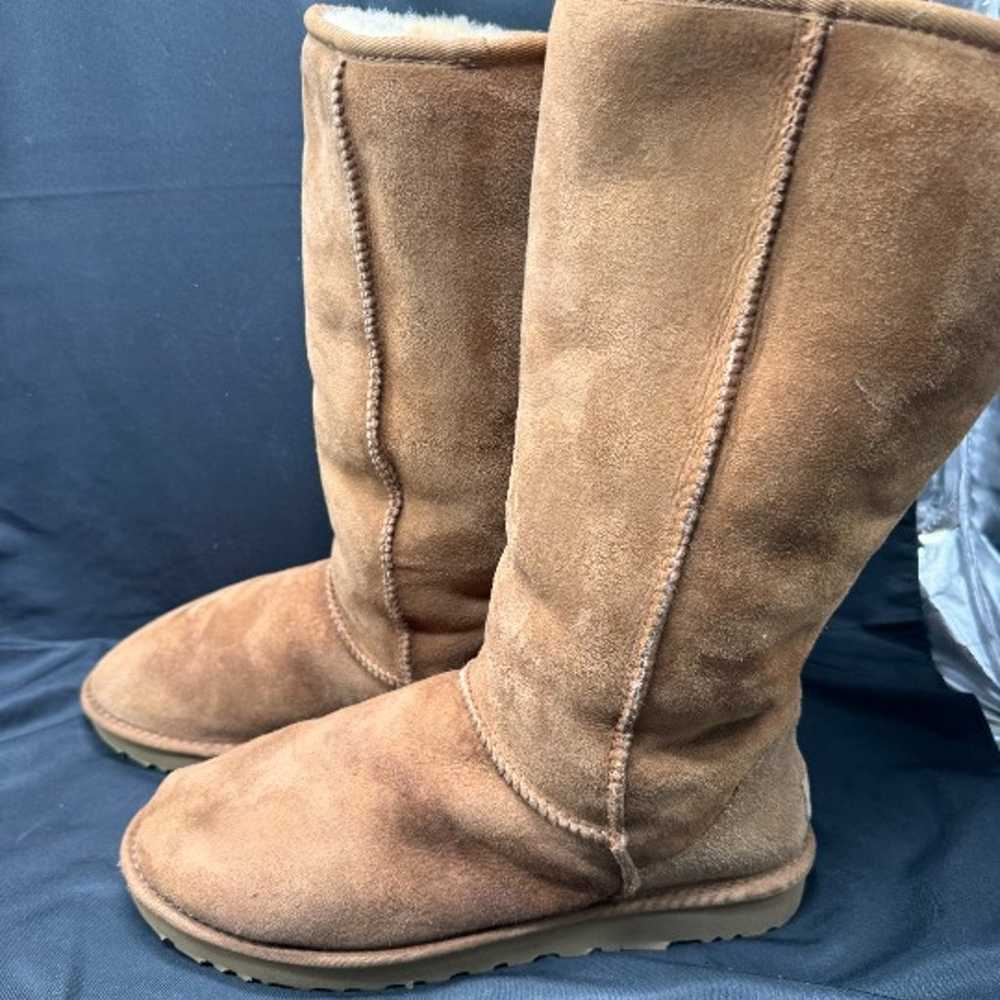 Vintage Tan UGG Women's Classic Tall II Boots Siz… - image 3