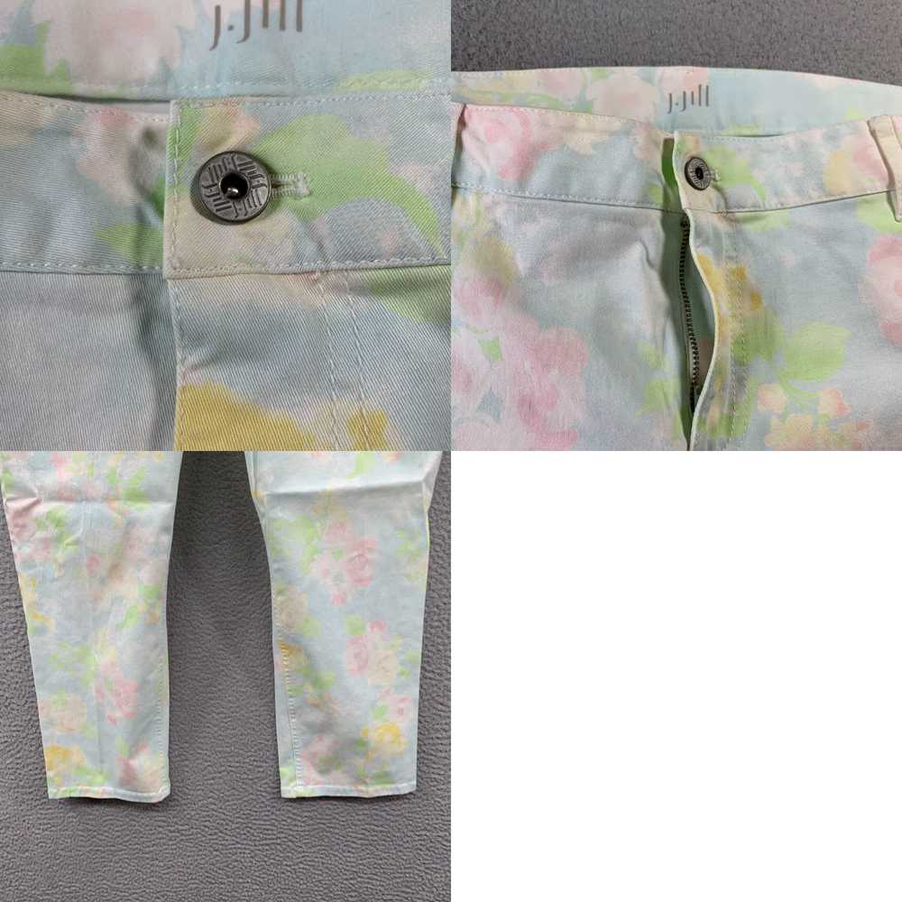 Vintage Floral White Women's Size 14 Pants with 3… - image 8