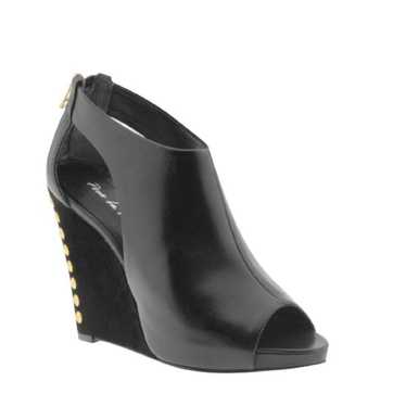 Pour La Victoire Tula Wedge Peep Toe Studded Wedge